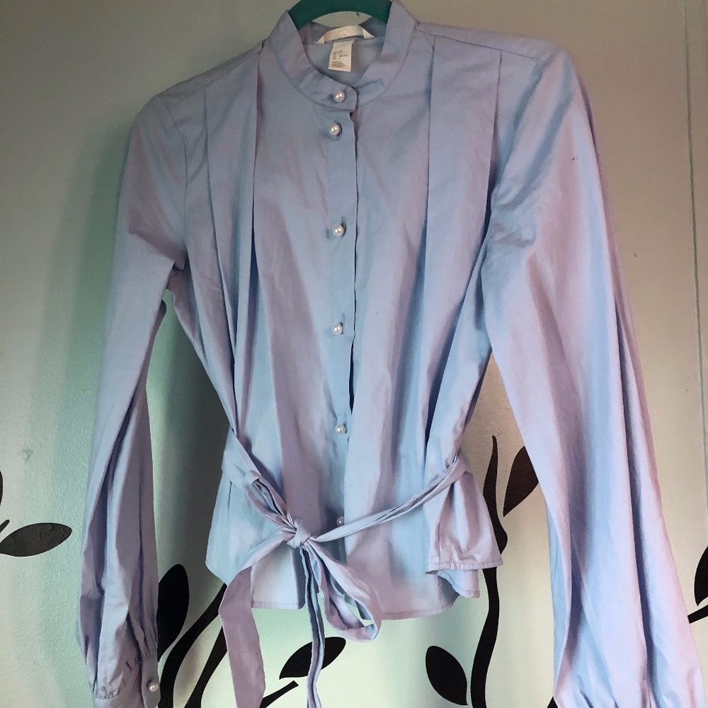 H&M blue top